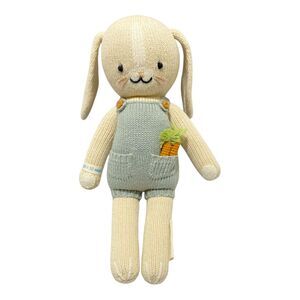 Cuddle + Kind Henry the Rabbit 13” Handmade Knit Stuffed Plush Collectible Doll